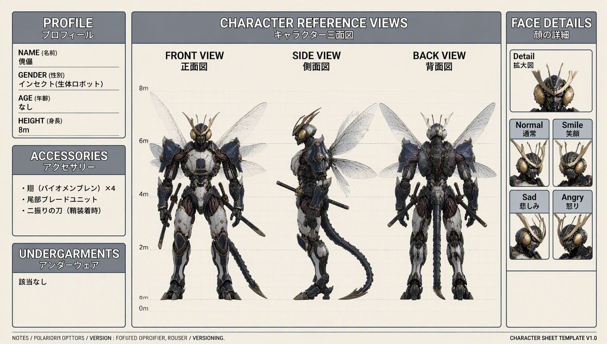 Insect Mecha Cannon Attack reference image 2
