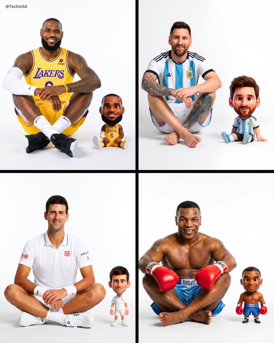 Split composition portrait — AI image template example