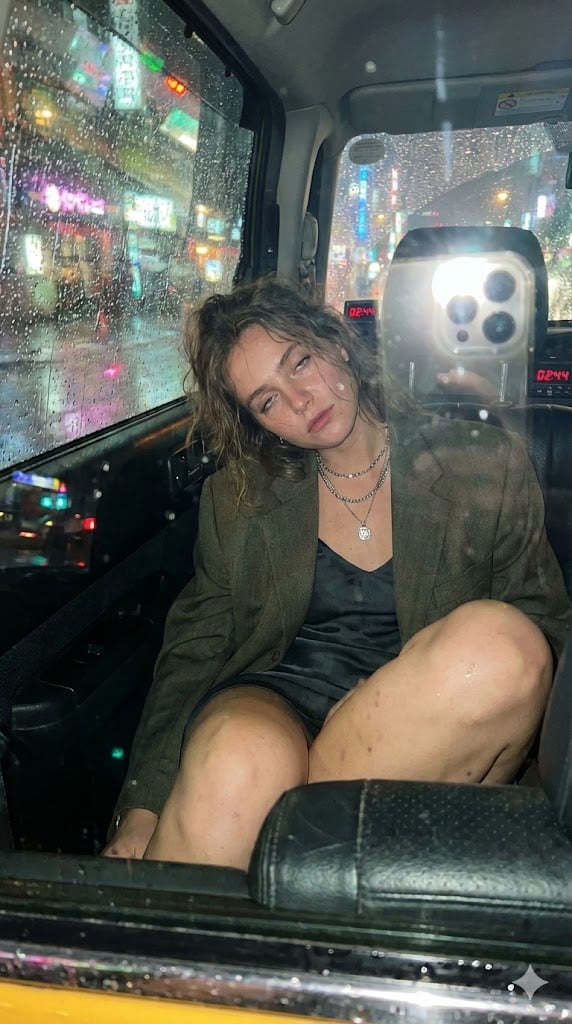 Candid Taxi-Ride Dump Photography