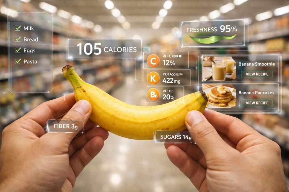 Ultra-realistic photography blended with futuristic AR technology