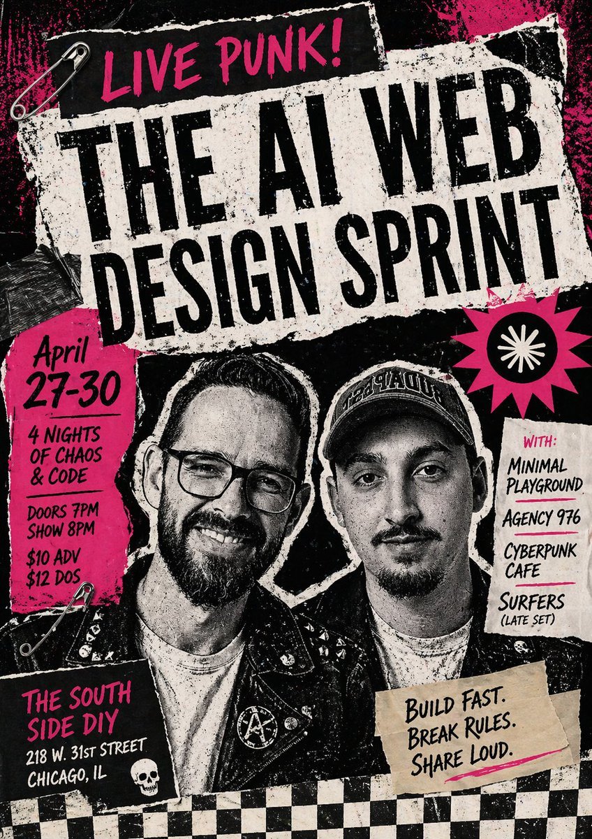 Punk AI Sprint Flyer