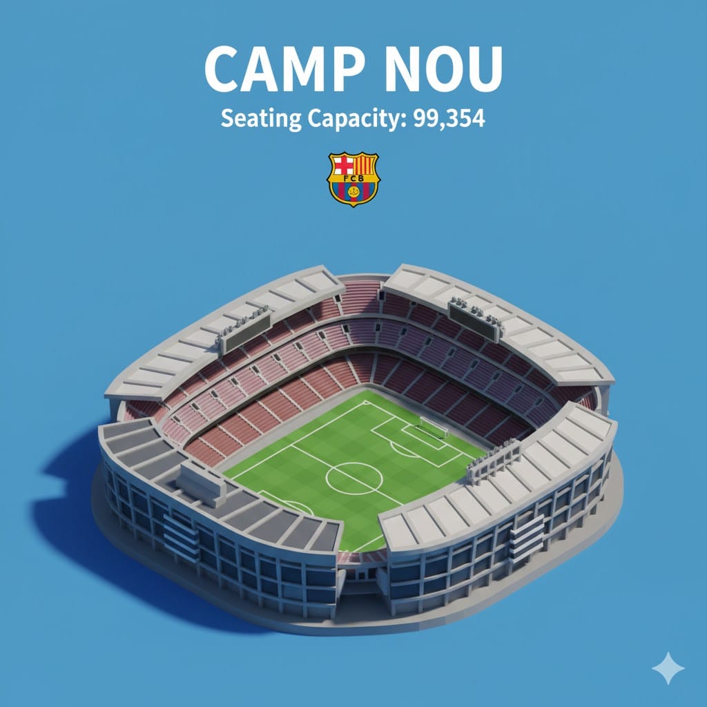 Isometric 3D Miniature Stadium Infographic
