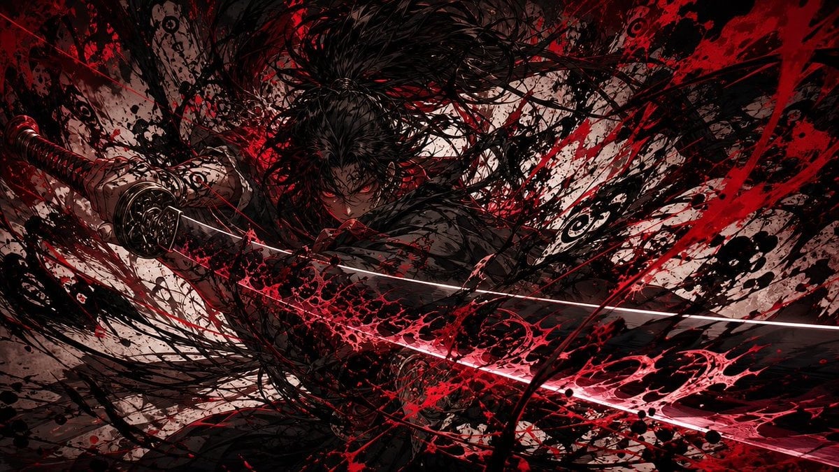 Dark Ronin Katana Splash Art
