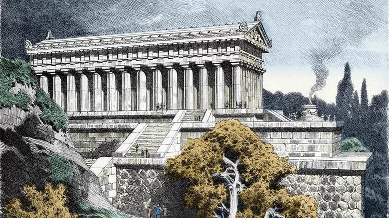 Ancient Temple 3D Diorama reference image 1