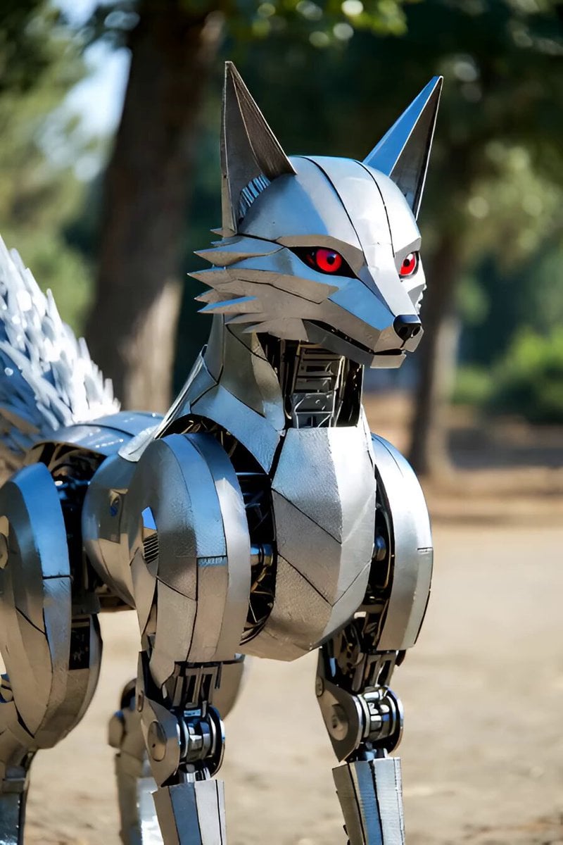 Singing Robot Fox Animation