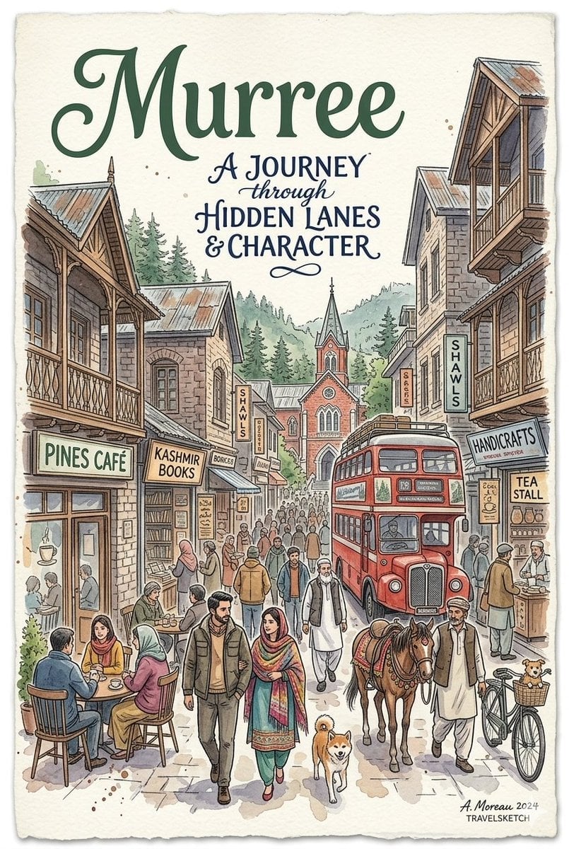 Watercolor Travel Poster Fusion