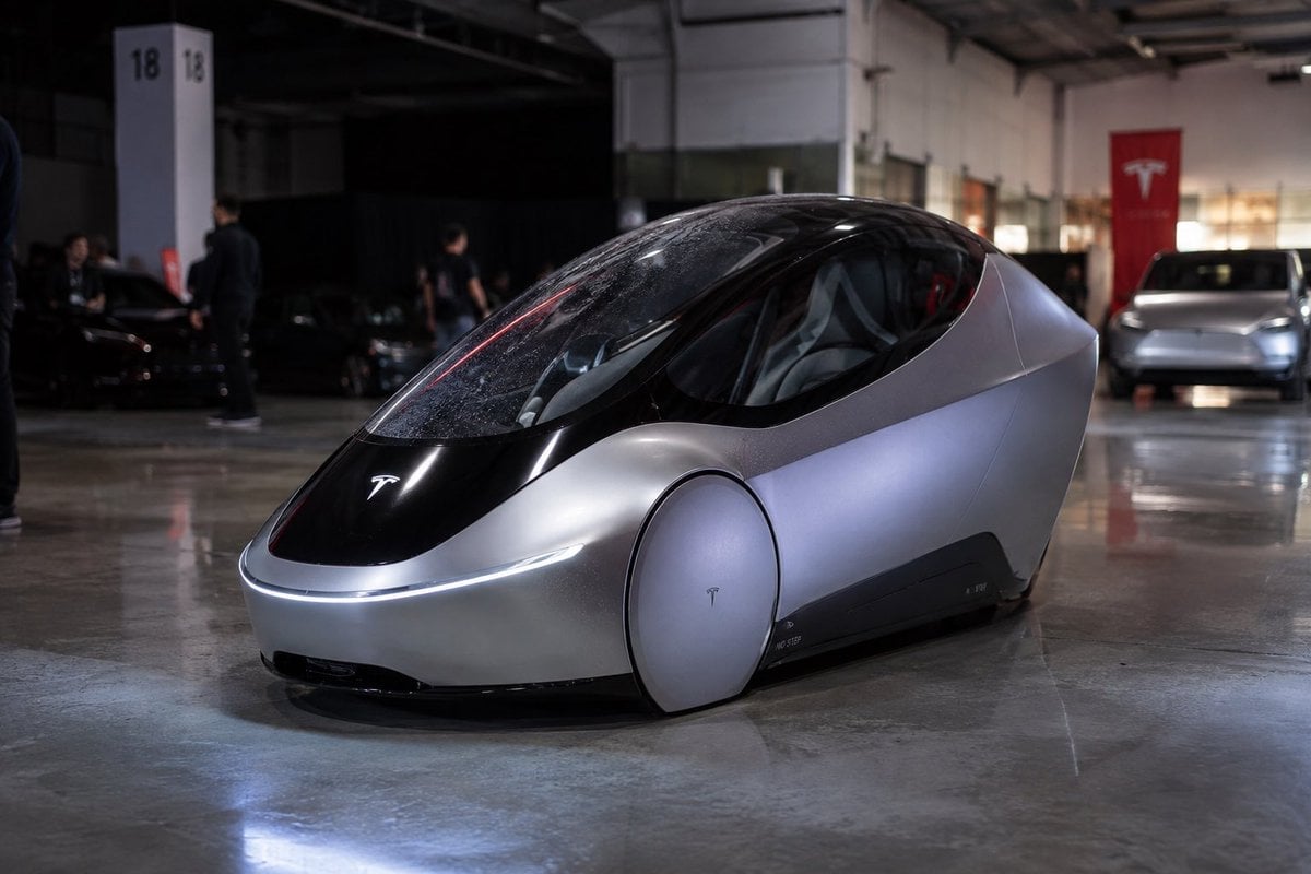 Photorealistic Tesla Autonomous Prototype