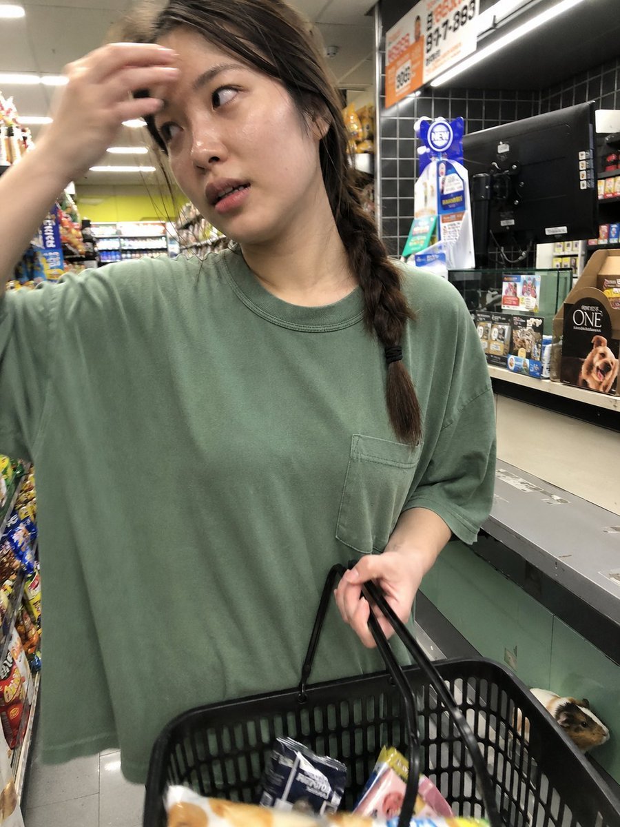 Candid Convenience Store iPhone Photo — AI image template example
