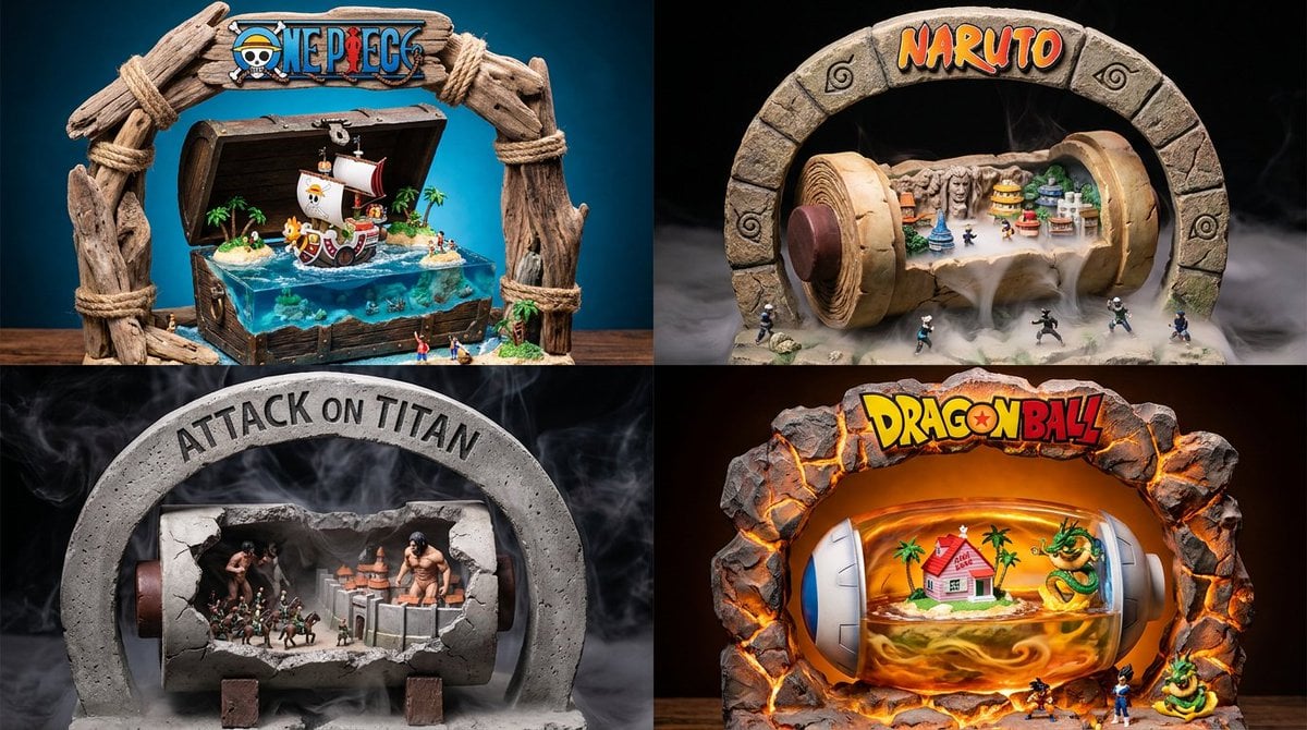 Manga Desktop Diorama Model Kit