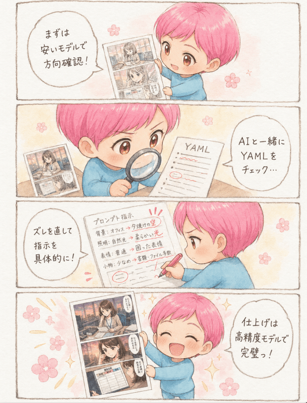 Watercolor AI Manga Workflow Comic