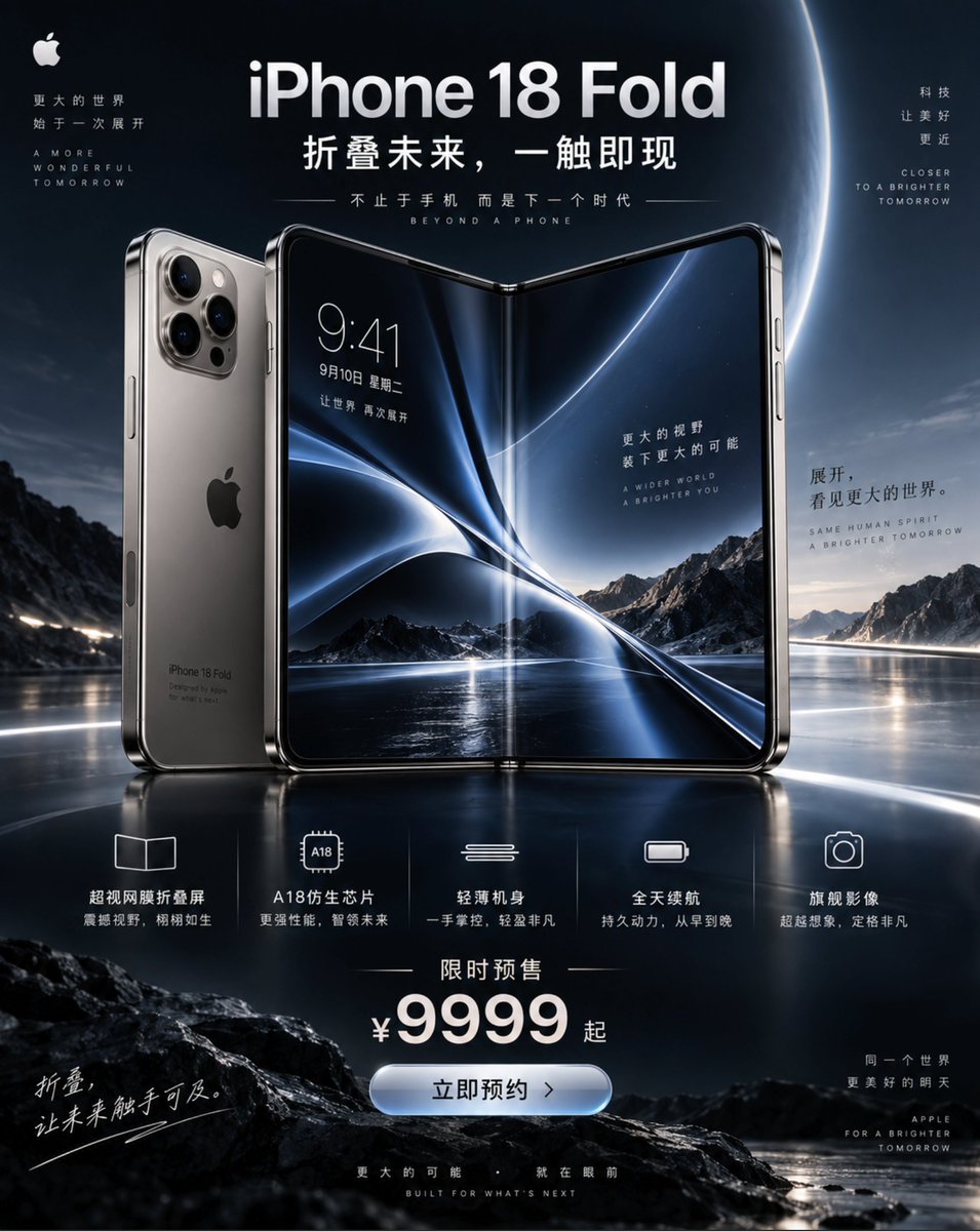 iPhone 18 Promotional Poster