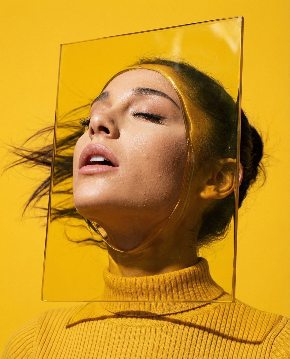 Editorial Surrealism Portrait (Amber Trance)