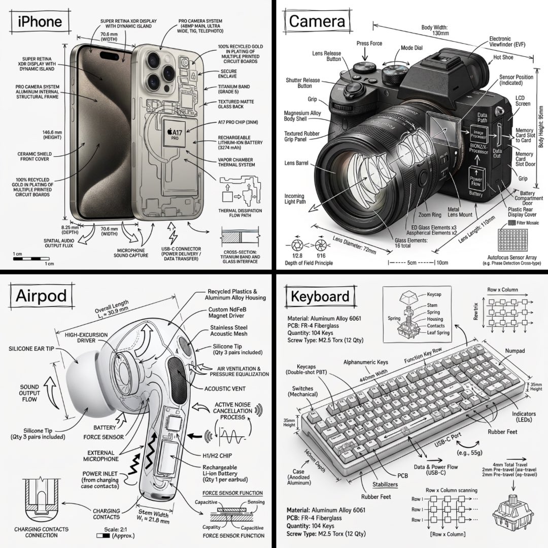 Infographic image combining a realistic photograph or photoreal render