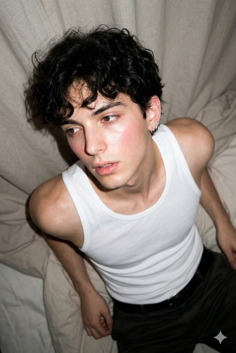 2000s Digicam Flash Portrait — AI image template example
