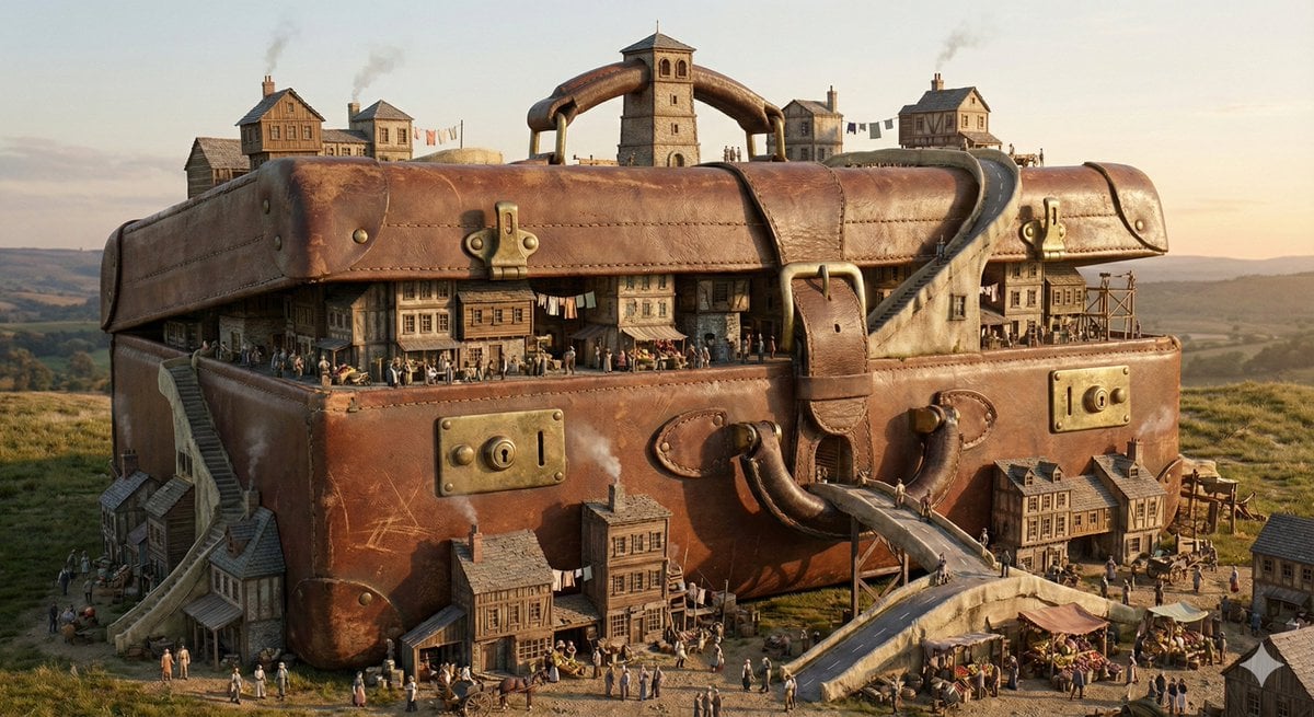 Everyday Object Reimagined as a City