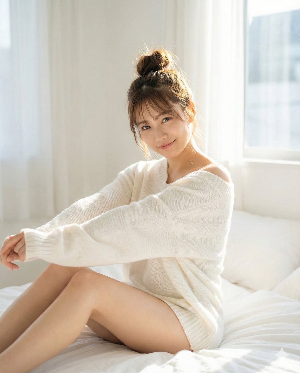 Pure Morning Beauty Lifestyle Portrait Prompt