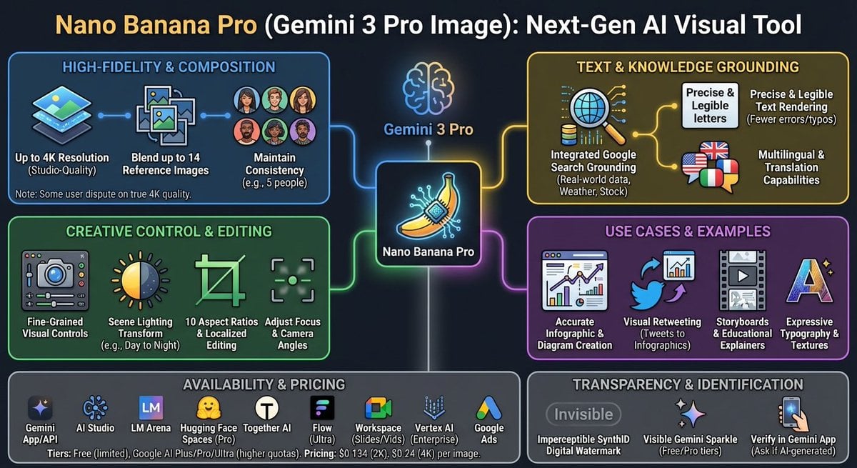 Nano Banana Pro Tesla FSD infographic