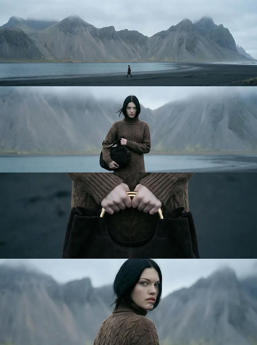 Cinematic Nordic Editorial Image Stack
