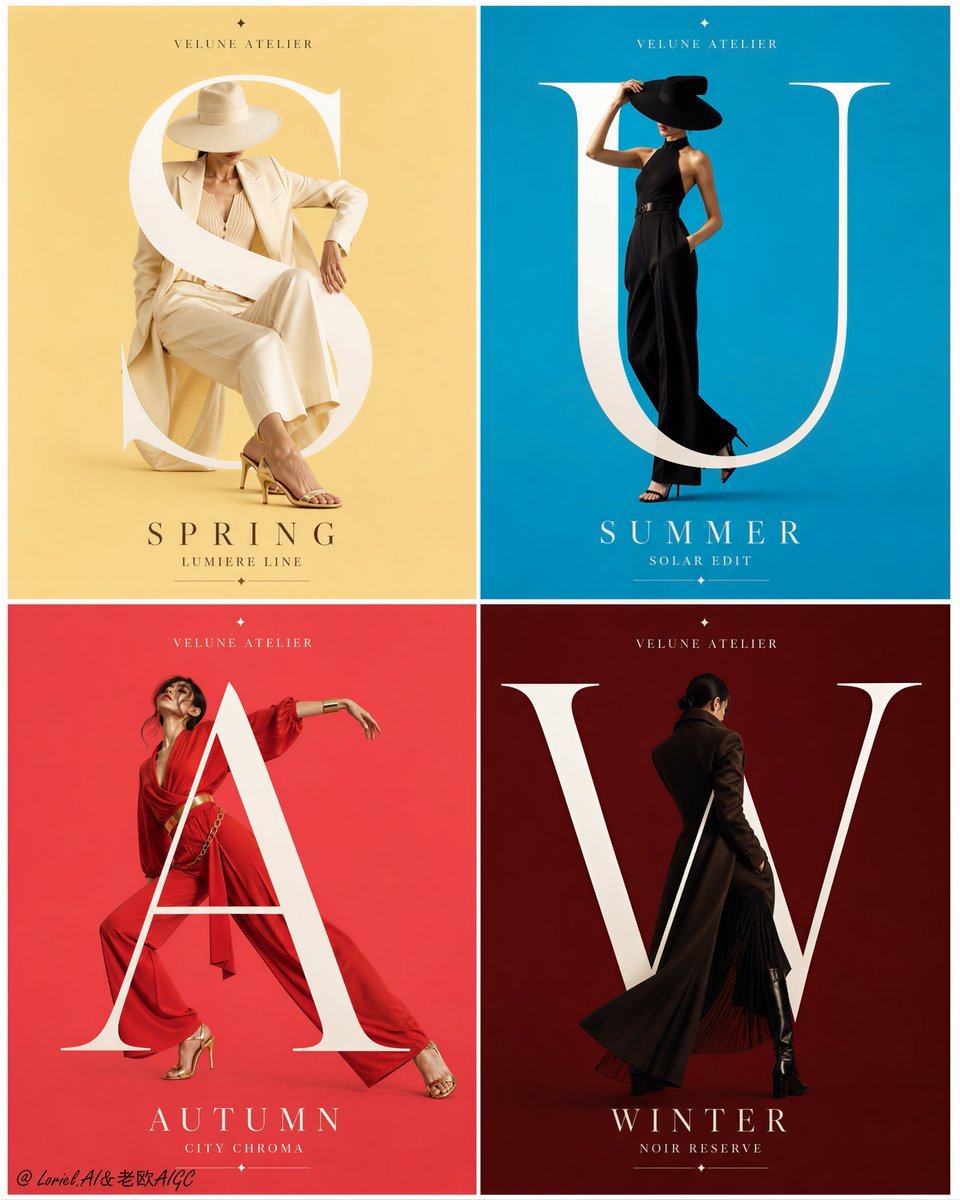 Modern Movement Theater Poster Campaign — AI image template example