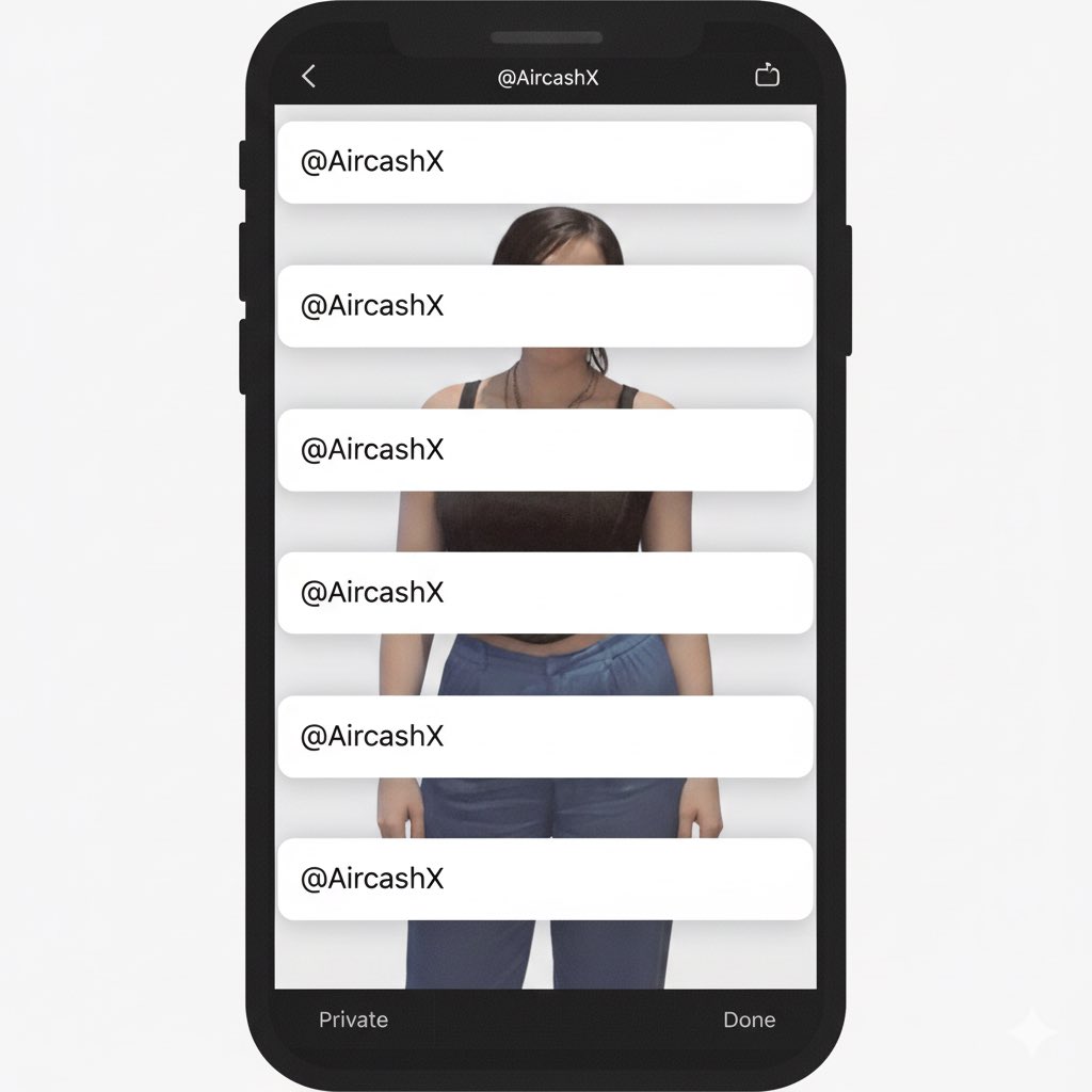 Studio Portrait with Digital UI Overlay