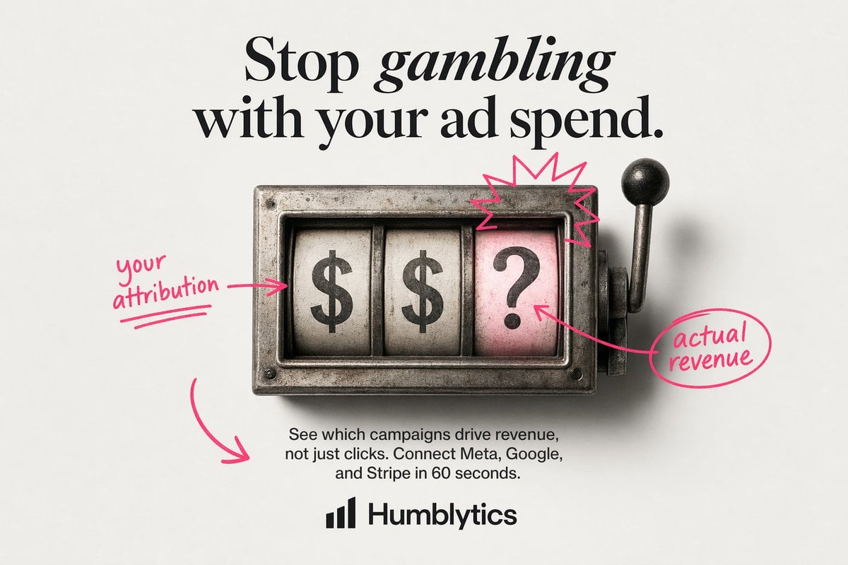 Minimal Slot Machine Attribution Ad