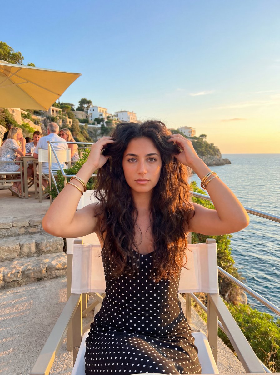 Golden Hour Coastal Lifestyle Photo Prompt