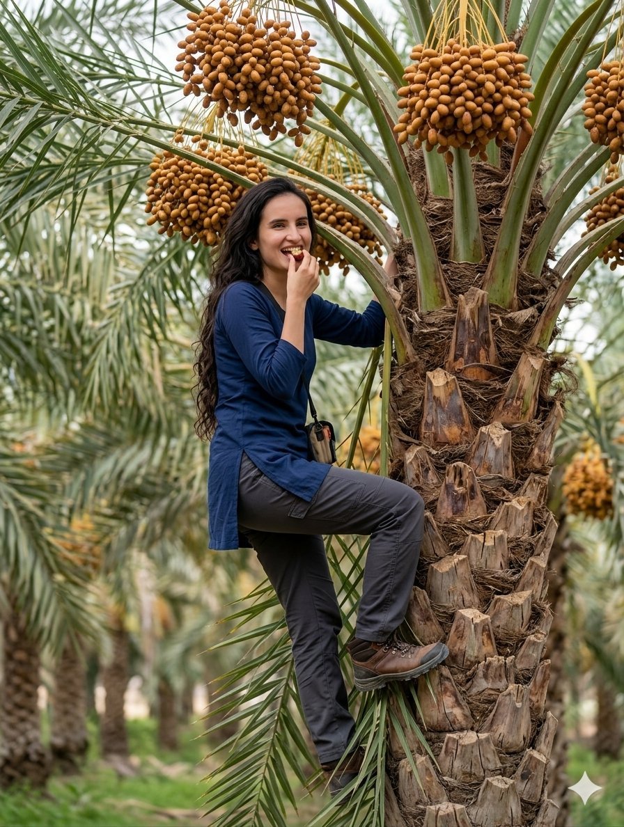 Date Harvest Environmental Portrait