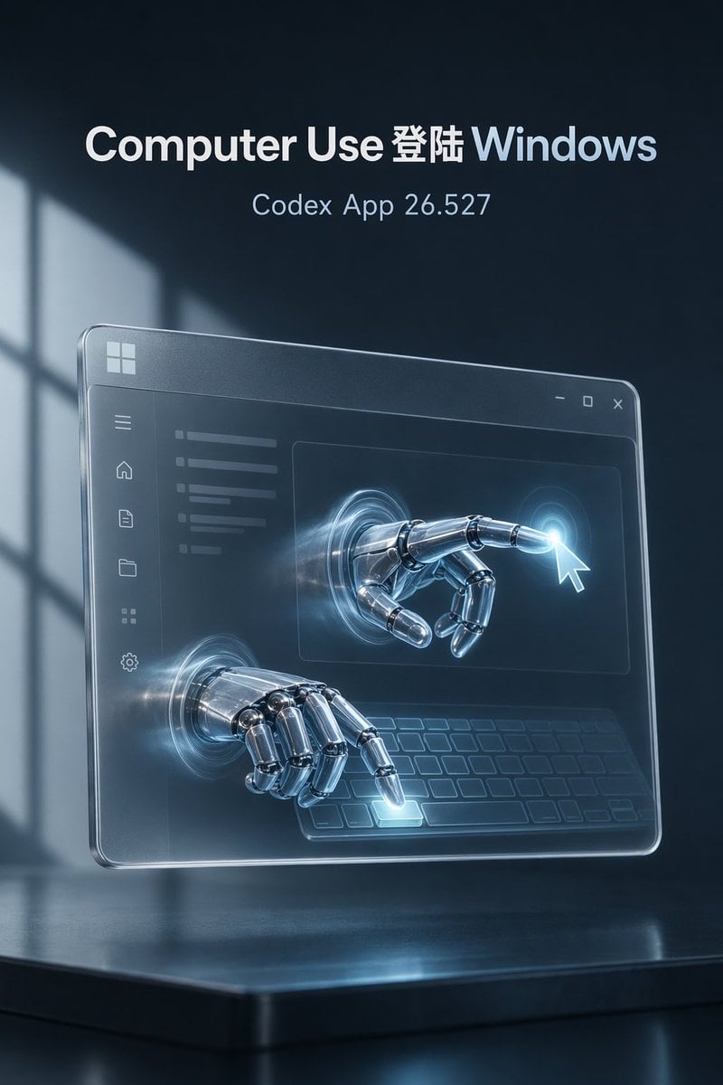 Futuristic AI Windows Login Poster