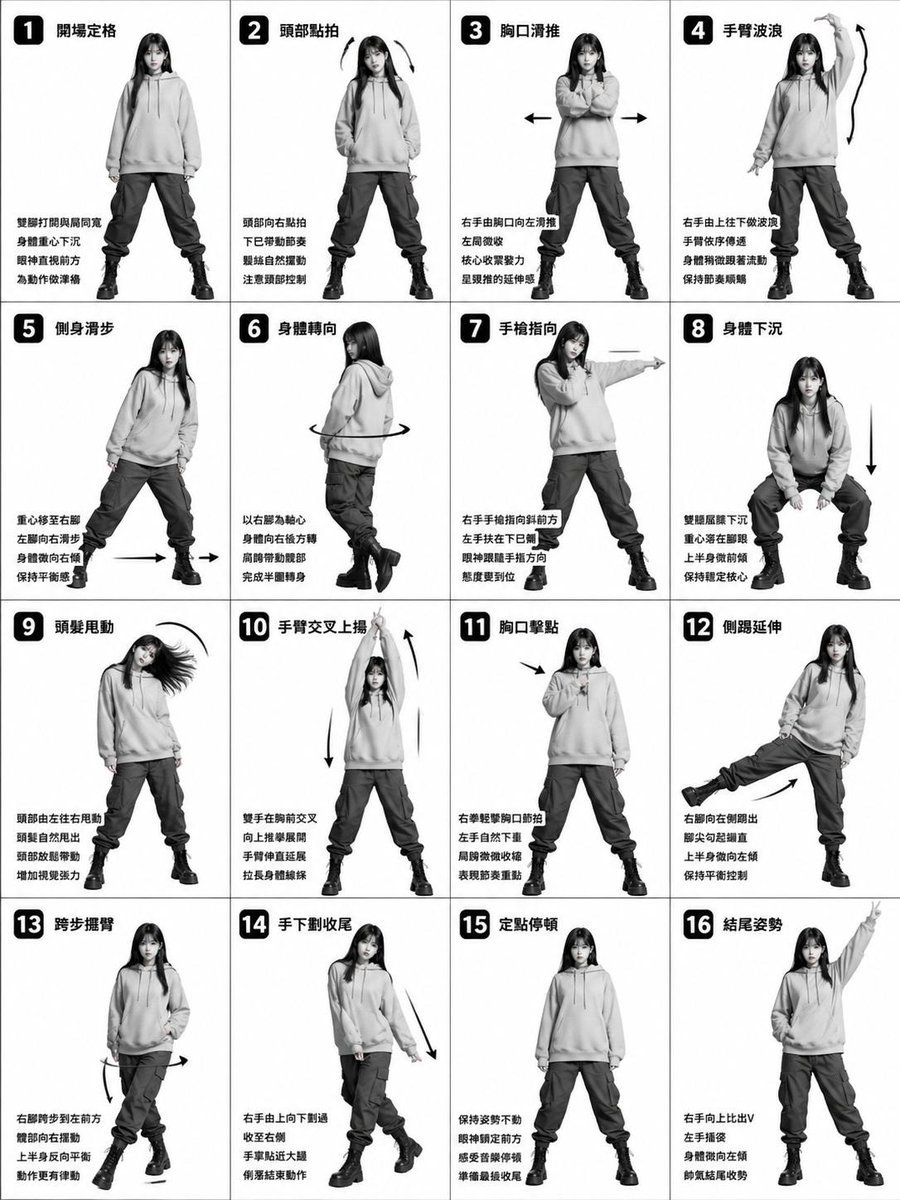 Beat-Synced Outfit Transformation Dance