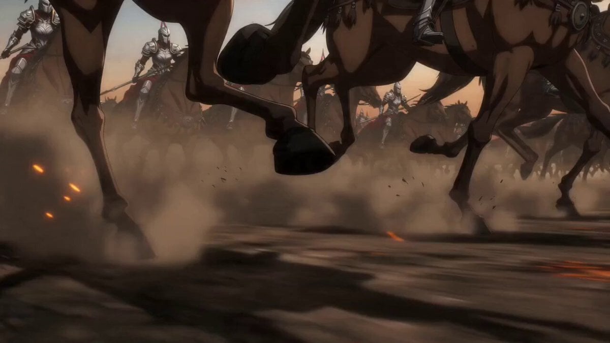 Epic Anime Warrior Queen Cavalry Charge