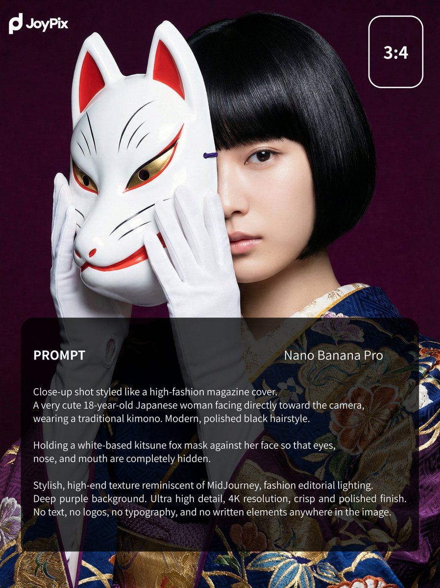 Japanese Style White Fox Goddess for JoyPix Brand
