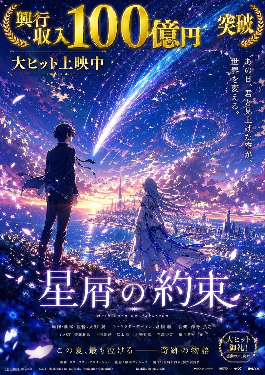 Blockbuster Anime Sky Fantasy Poster