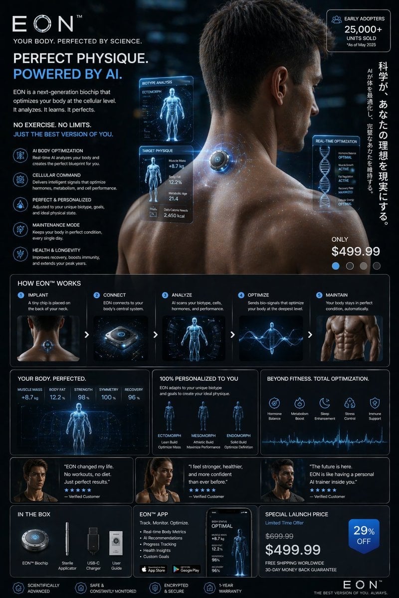 Hyper-realistic Japanese-style futuristic product advertisement — AI image template example