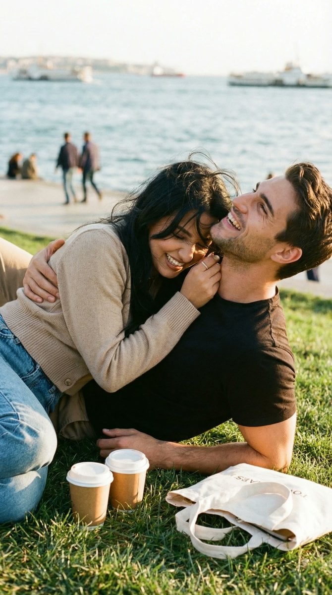 Ultra-Photorealistic Candid Romance Scene Prompt (JSON)