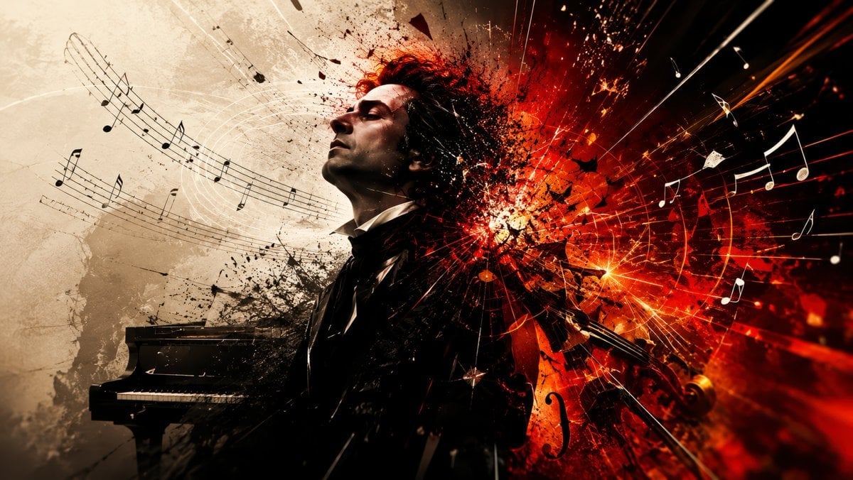 Explosive Classical Composer Artwork