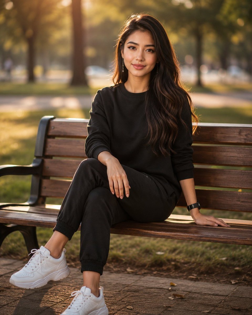 Golden Hour Park Portrait