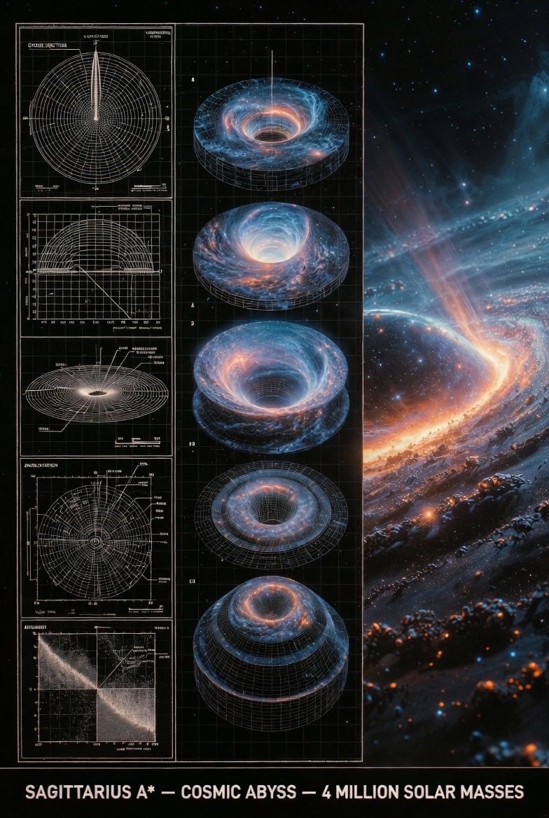 Supermassive Black Hole Museum Presentation Board