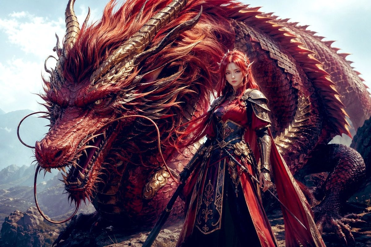 Dragon Knight and Crimson Dragon