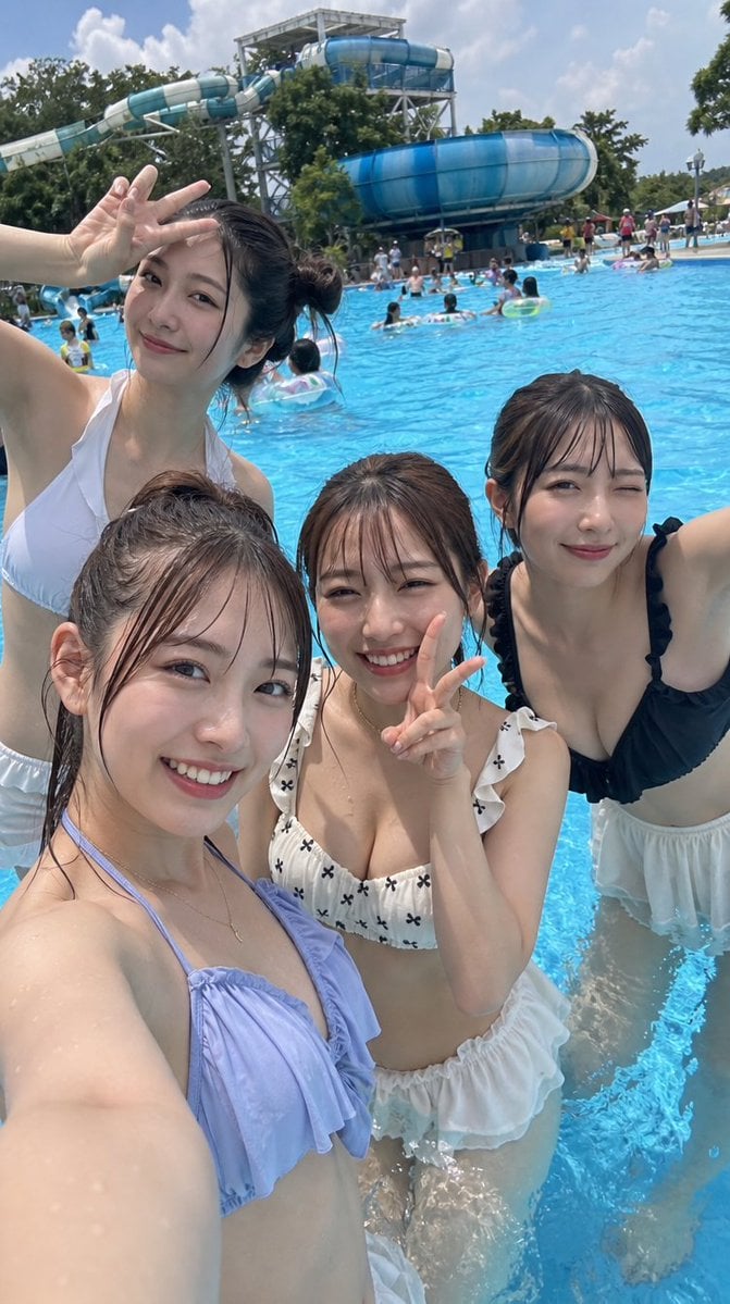 Japanese Youth at Water Park