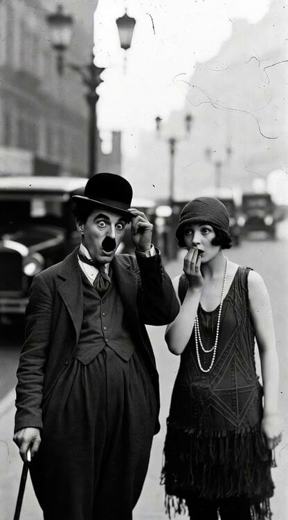 1920s Silent Film Still