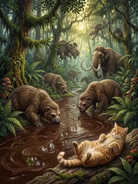 Tiger Striped Black Panther Entry