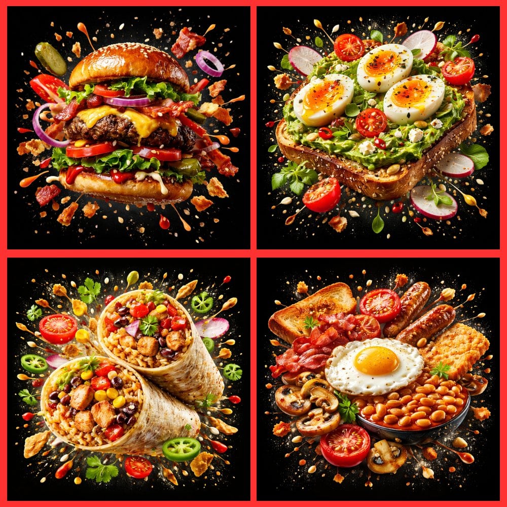 Food Explosion Poster Generator
