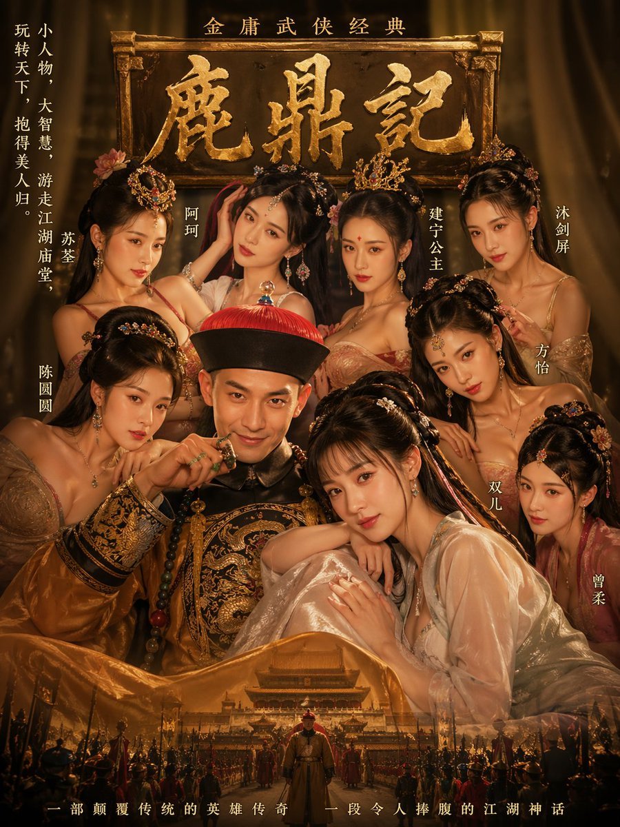 Golden Wuxia Palace Poster