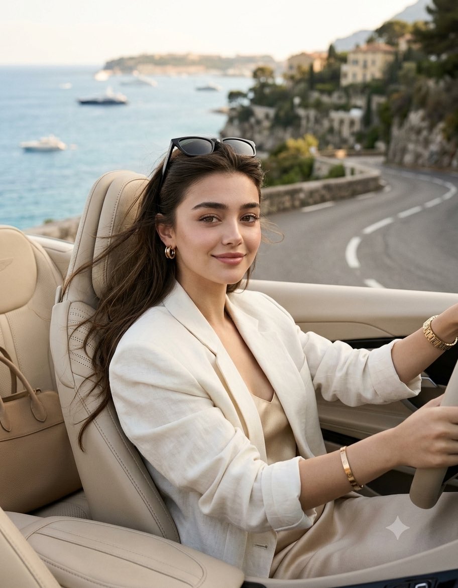 Luxury French Riviera Lifestyle Photography — AI image template example