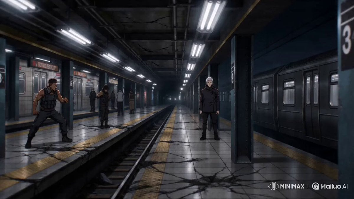 Sakuga Anime Subway Duel