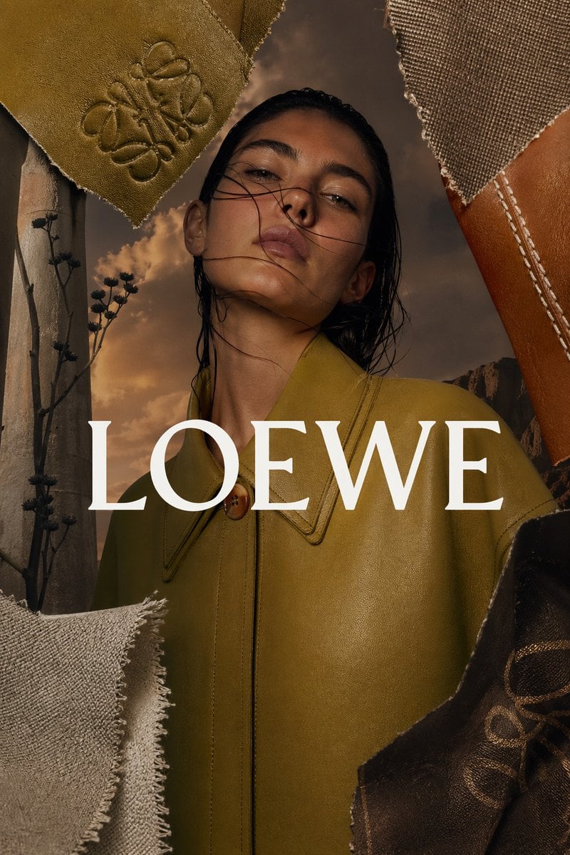 Luxury Leather Fashion Ad Poster