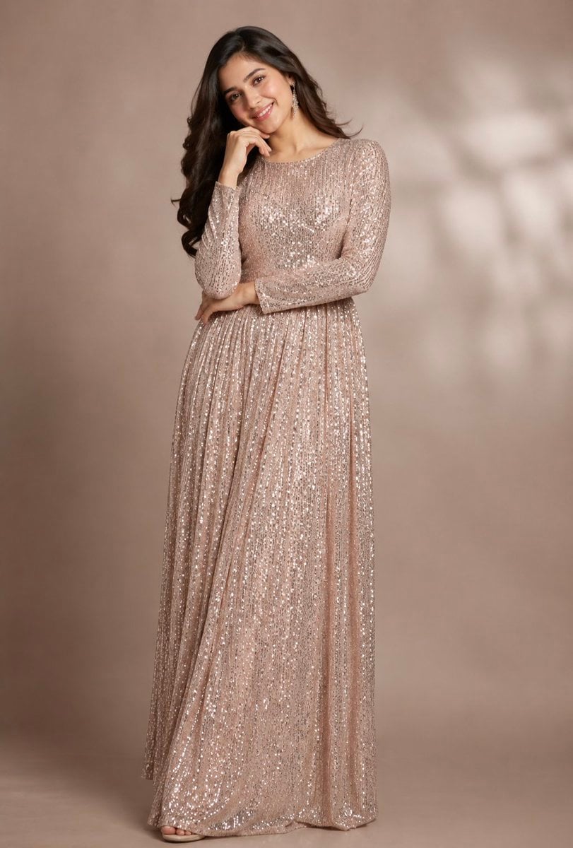 Elegant South Asian Fashion Photoshoot — AI image template example