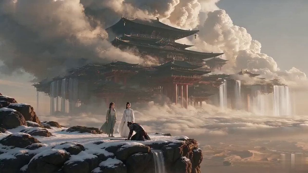Cinematic Chinese Xianxia Drama Storyboard