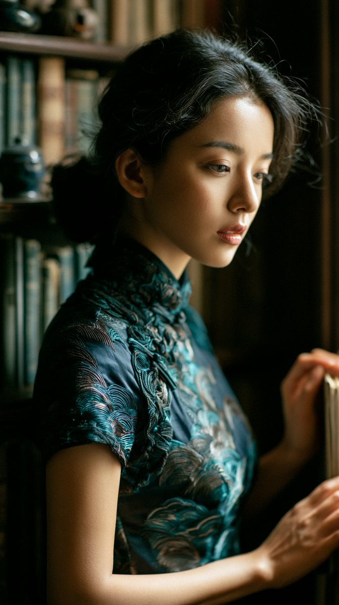 Authentic Qipao Interior Portrait