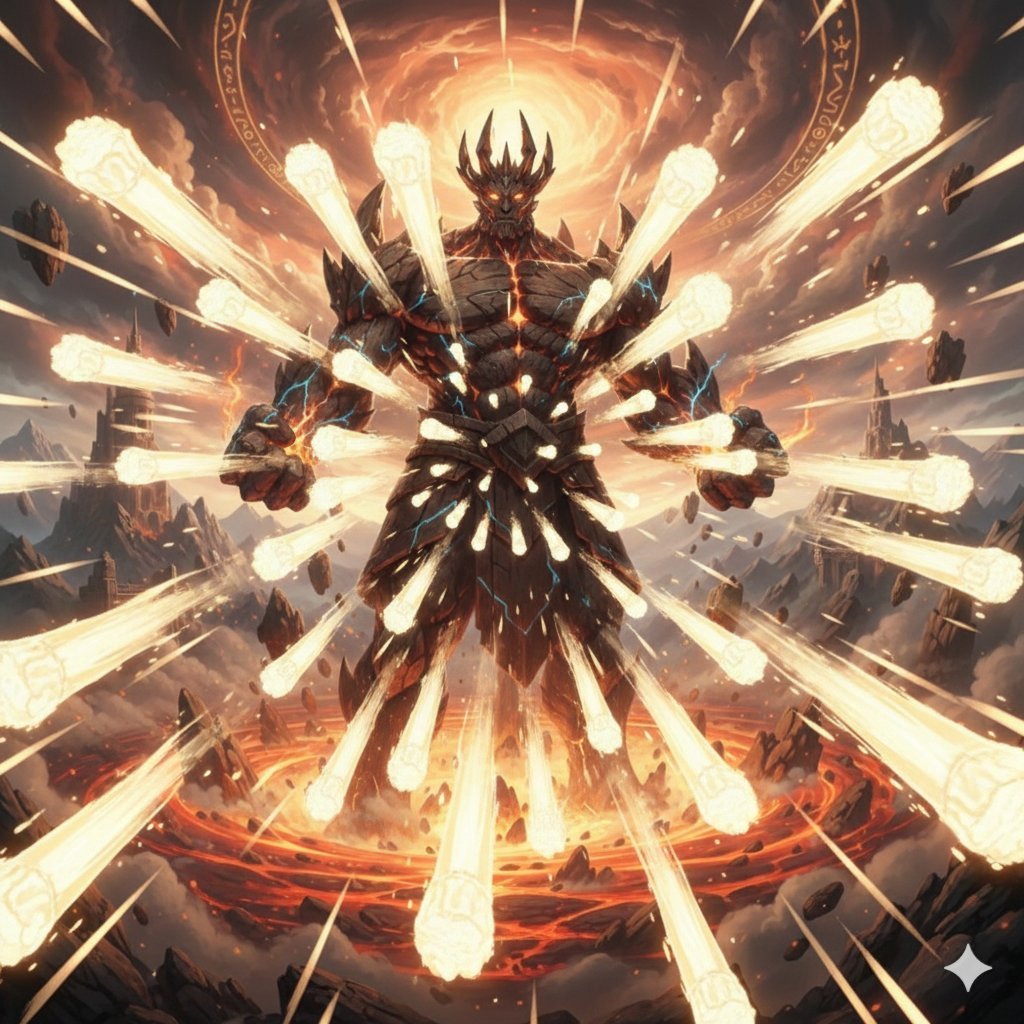 Titan with Hokuto Hyakuretsu Ken Generation